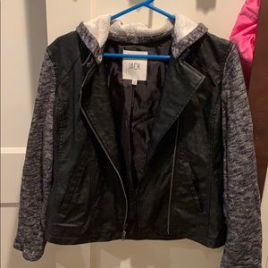 JACK leather jacket-size medium